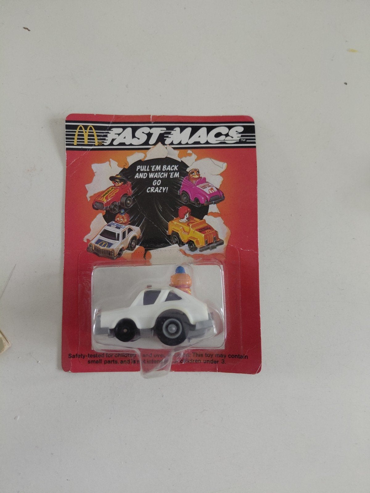 McDonald's Fast Macs Big Mac Squad Car (1985), Ophalen of Verzenden, Nieuw