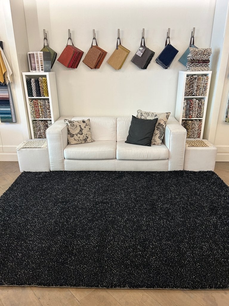 Vloerkleed Dots, pinstripe zwart van Brink & Campman 200x300, Ophalen of Verzenden, Nieuw, 200 cm of meer, Zwart