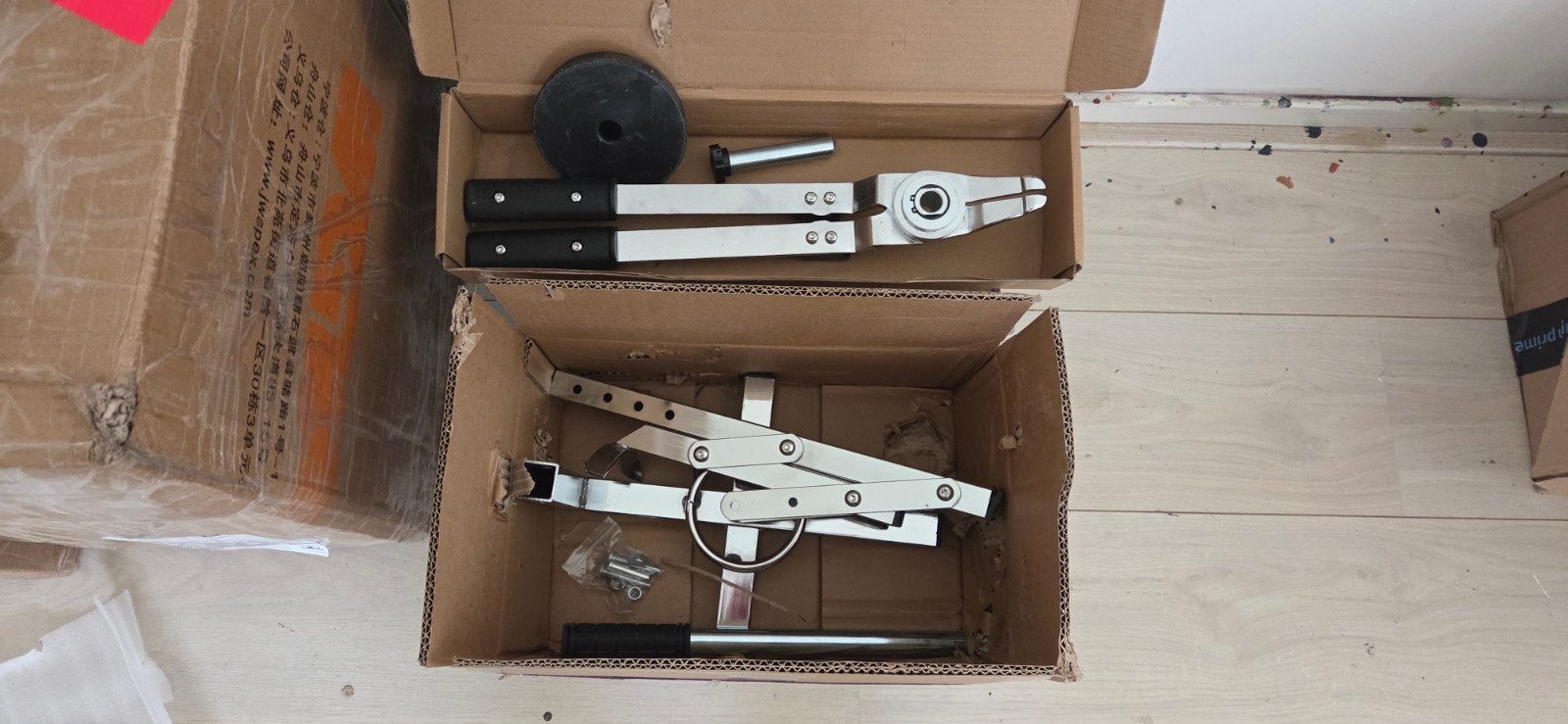 Nieuwe bandenschaar en bandenpers, Ophalen of Verzenden, Nieuw, Onderdelen Kart