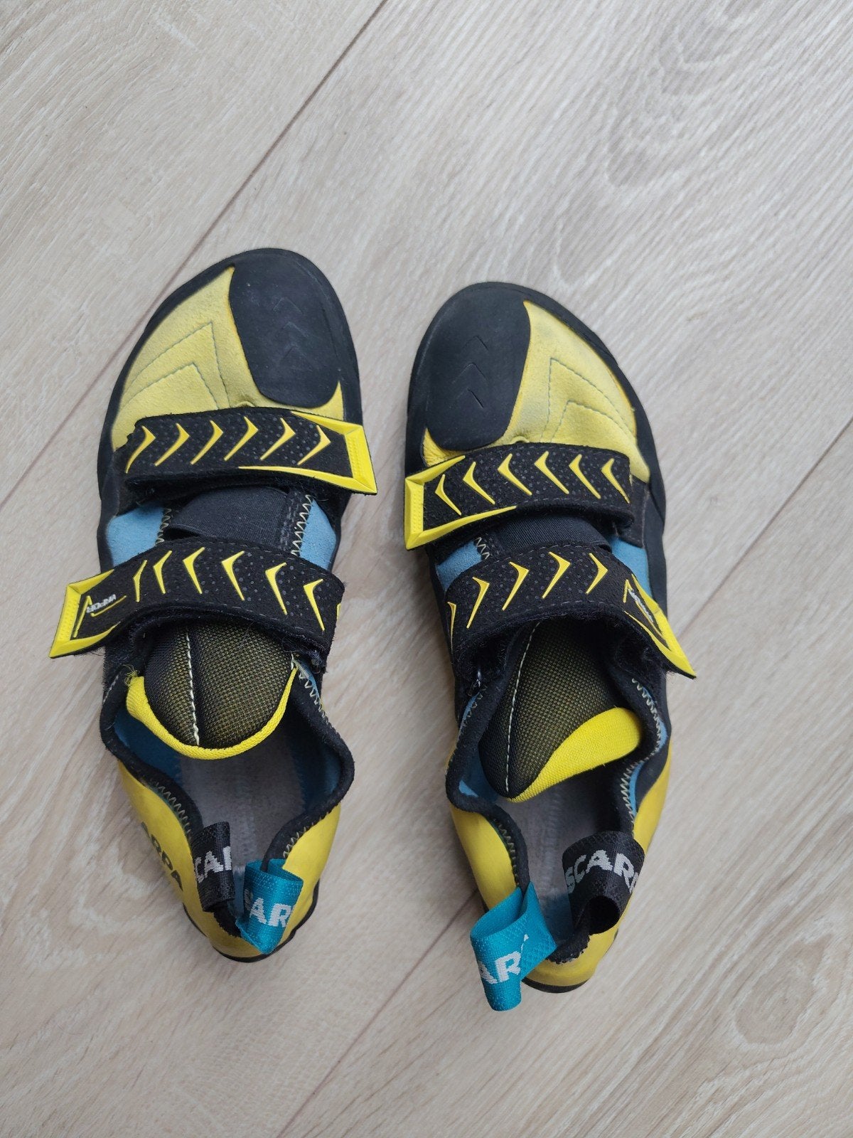 Scarpa vapor V - maat 42,5, Ophalen of Verzenden, Zo goed als nieuw, Klimsportschoenen