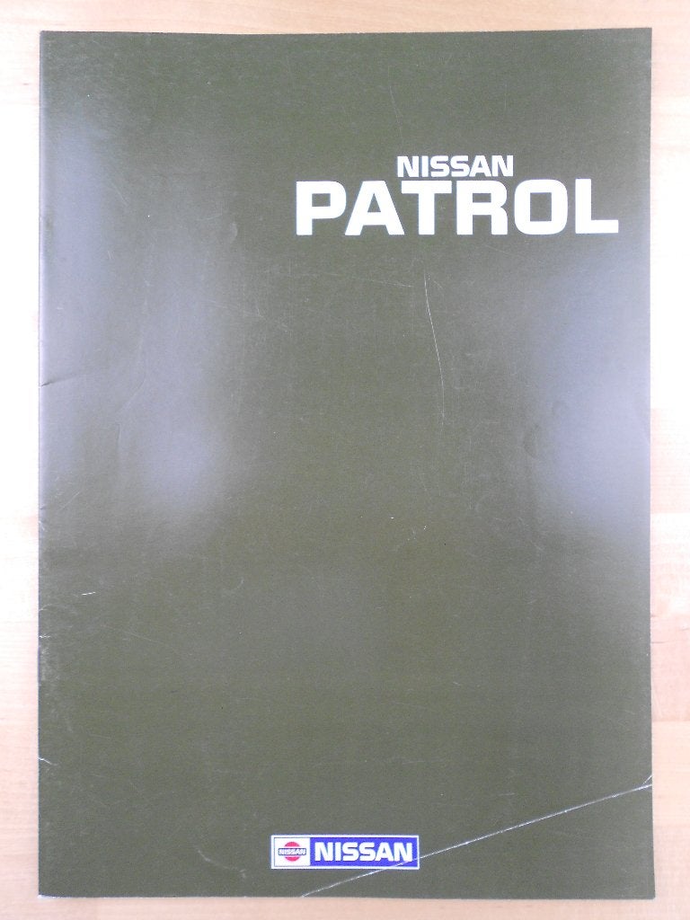 Nissan Patrol R GR Brochure 1990 Hardtop Wagon Stationwagon, Ophalen of Verzenden, Zo goed als nieuw, Nissan, NISSAN