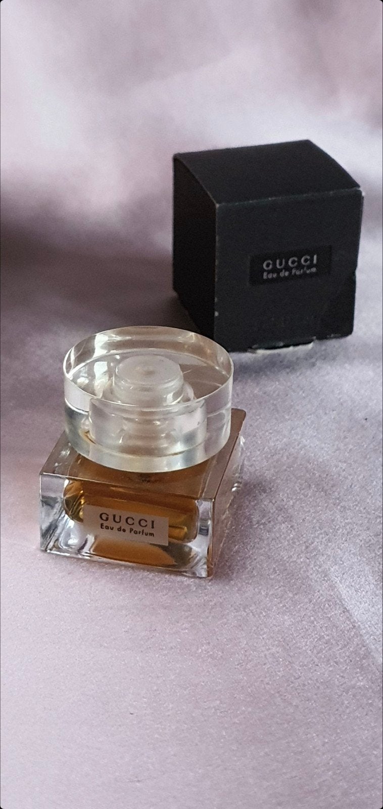 Gucci Eau De Parfum Gucci I,   5 ml  miniature super zeldzaa, Ophalen of Verzenden, Miniatuur