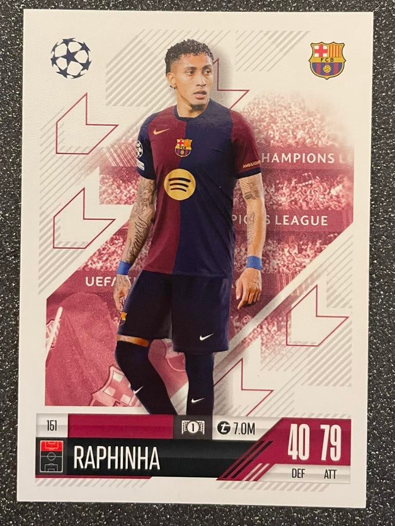 Topps MA 24/25    RAPHINHA    FC BARCELONA, Verzenden, Zo goed als nieuw, Plaatje
