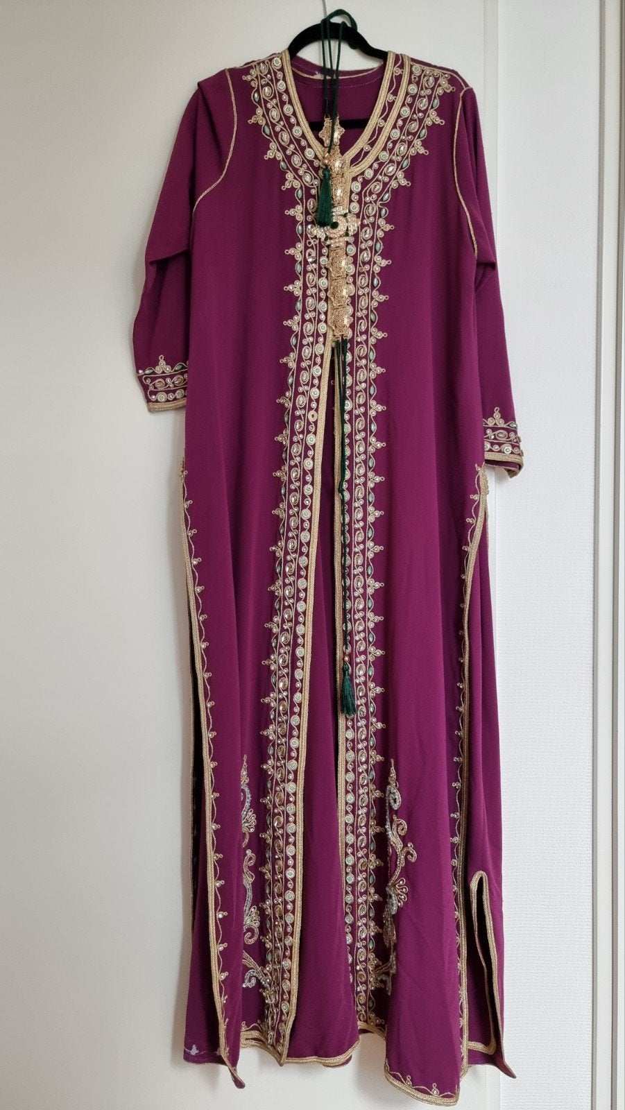 Marokkaanse vrouwen jurk (takshita/takchita) Fuchsia rood, Overige typen, Zo goed als nieuw, Rood, Ophalen