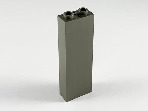 Lego Bouwstenen 1x2x5 oud donker grijs 5 stuks, Ophalen of Verzenden, Gebruikt