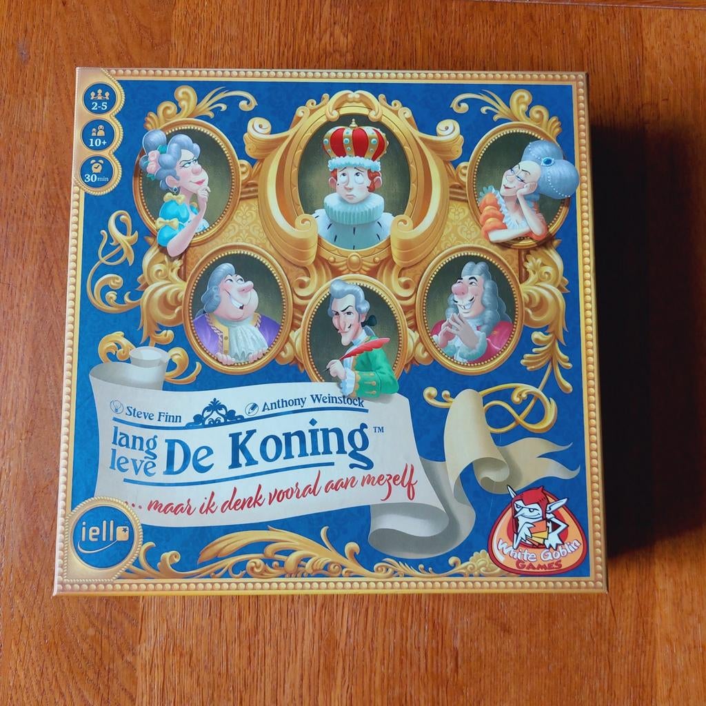 Lang Leve De Koning - Strategisch bordspel, Drie of vier spelers, Ophalen of Verzenden, Zo goed als nieuw, White goblin games