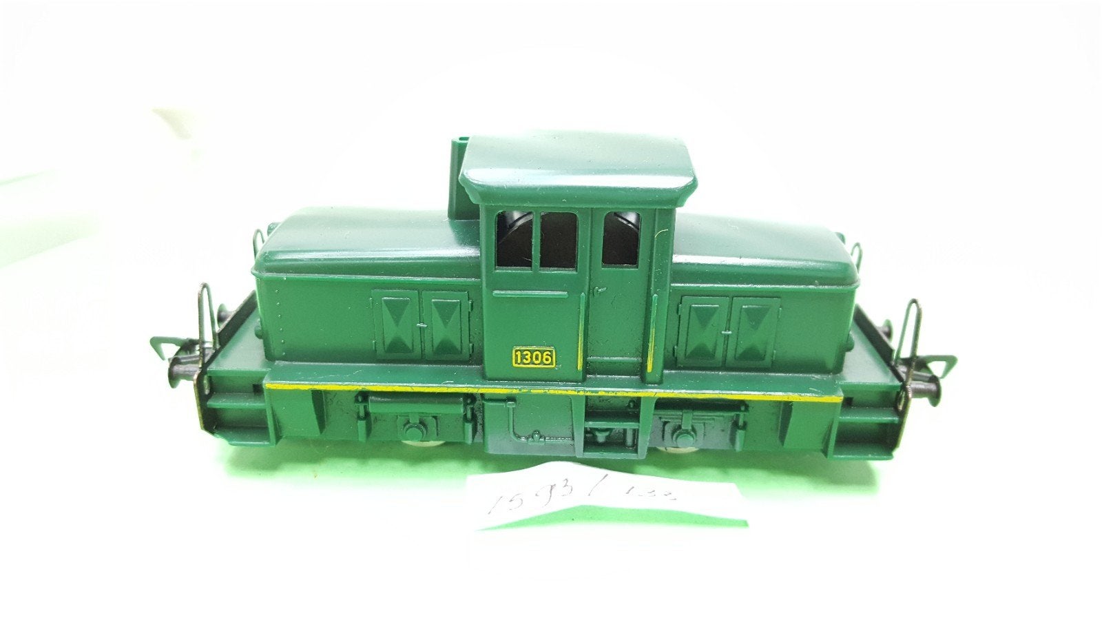 Fleischmann HO 1306 DB Diesel Rangeer locomotief groen 1961, Hobby en Vrije tijd, Modeltreinen | H0, Gebruikt, Fleischmann, Ophalen of Verzenden