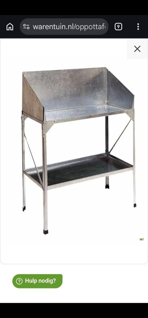 Nieuwe ACD Composttafel / Werktafel - Verzinkt Staal, Ophalen of Verzenden, Nieuw, 70 tot 120 cm