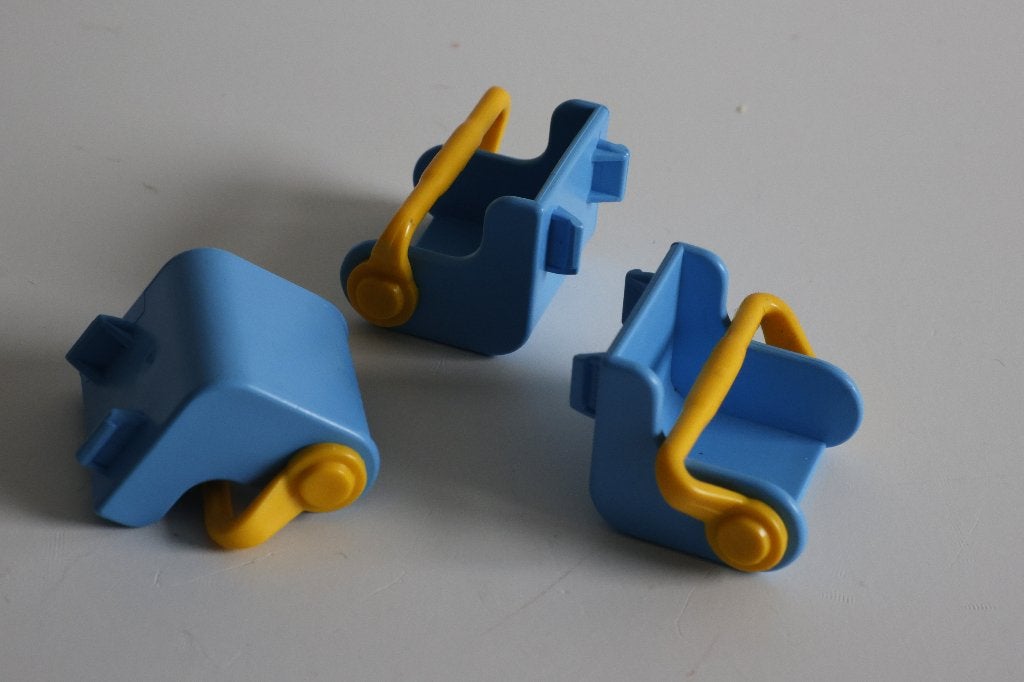 Playmobil, 3 losse stoeltjes van draaimolen, Ophalen of Verzenden, Gebruikt