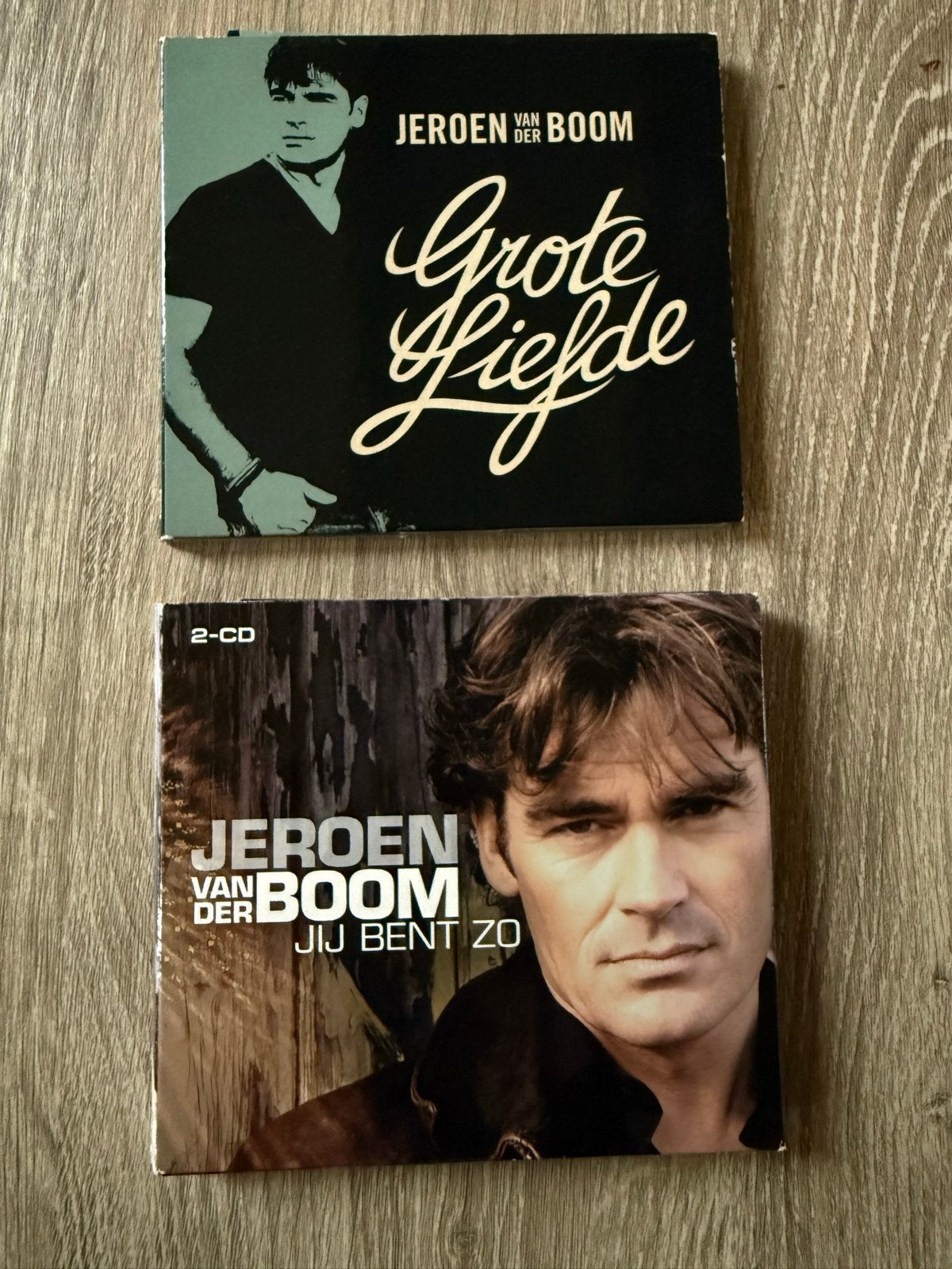 Jeroen van der Boom CD's: Grote Liefde & Jij Bent Zo (2-CD), Ophalen of Verzenden, Zo goed als nieuw, Pop, Inclusief doosje