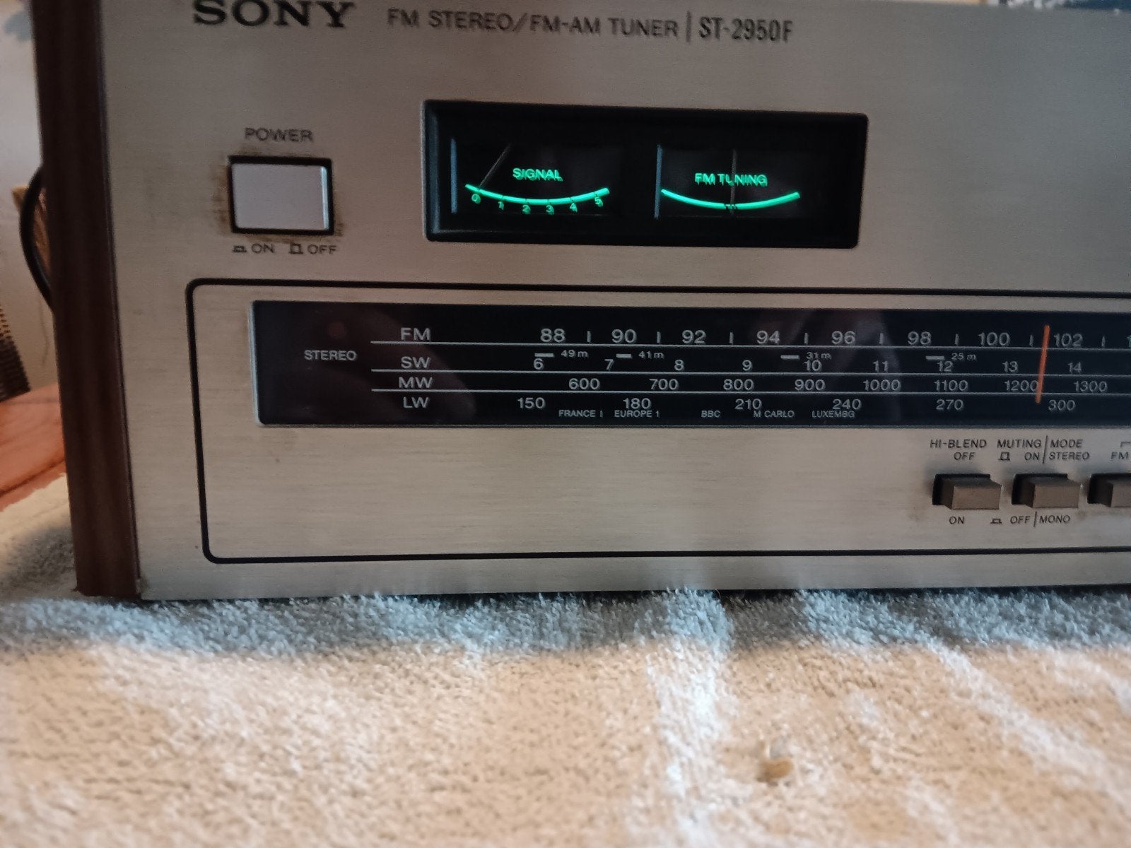 Sony ST-2950F FM Stereo/FM-AM Tuner, Ophalen of Verzenden, Gebruikt, Analoog