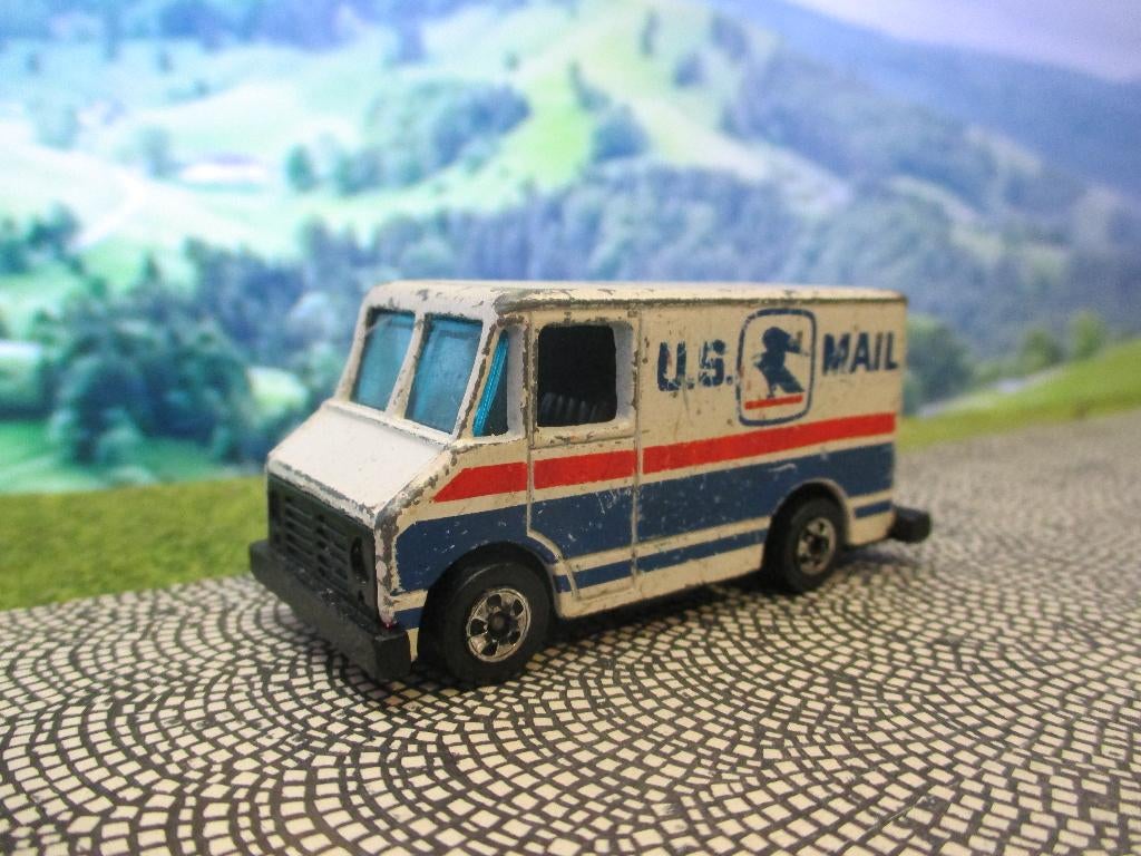 Dodge Walk-Tru Van - Hot Wheels Hong Kong 1976 US Postal, Ophalen of Verzenden, Gebruikt, Auto