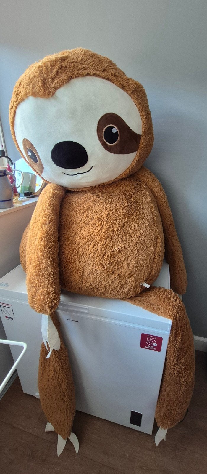 Trixie Knuffel Luiaard Fred - Reuze XXXXL 210 cm Hoog, Kinderen en Baby's, Ophalen, Overige merken, Overige karakters, Overige typen