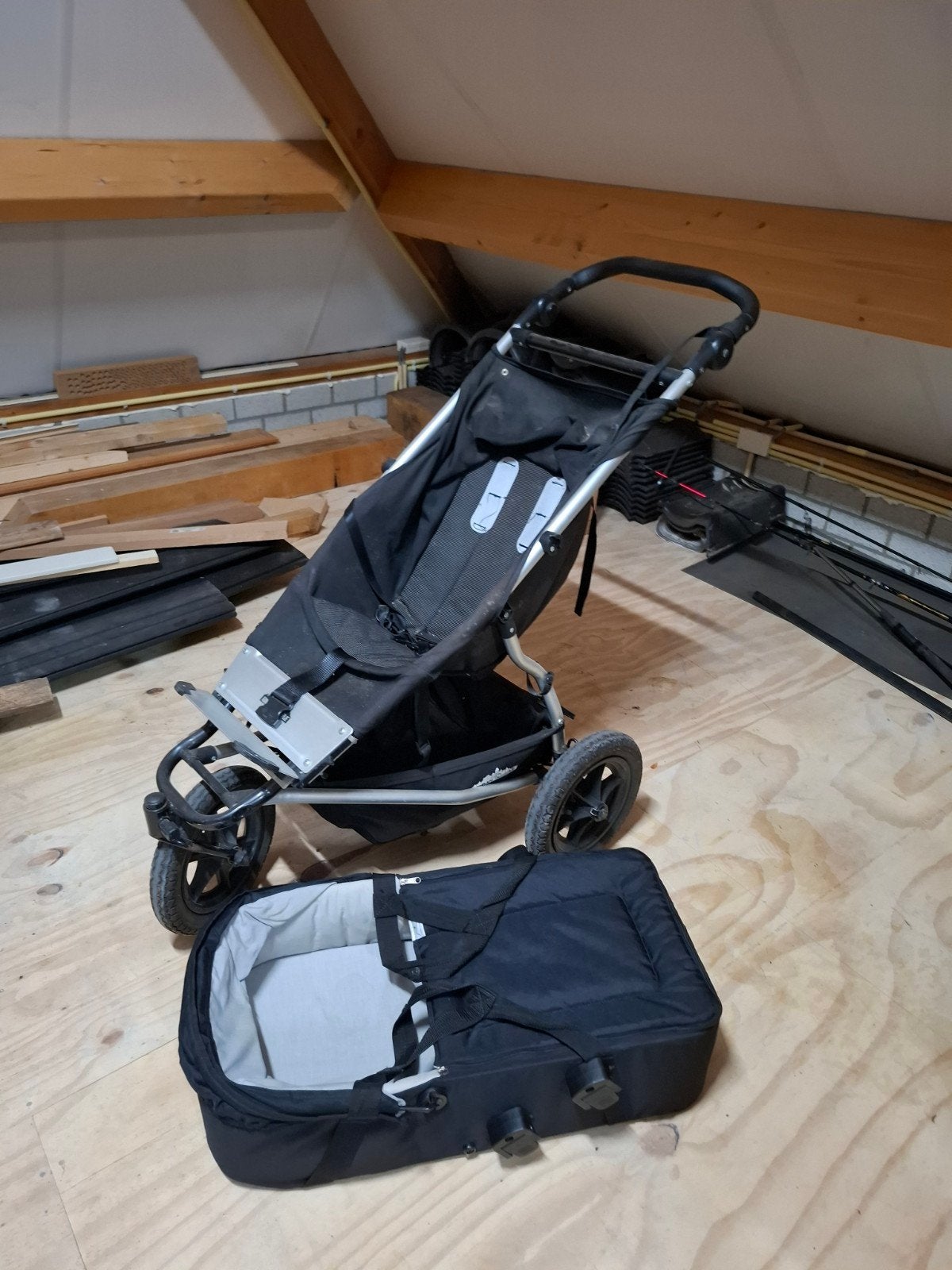 Urban Jungle kinderwagen, Gebruikt, Combiwagen, Met reiswieg, Ophalen