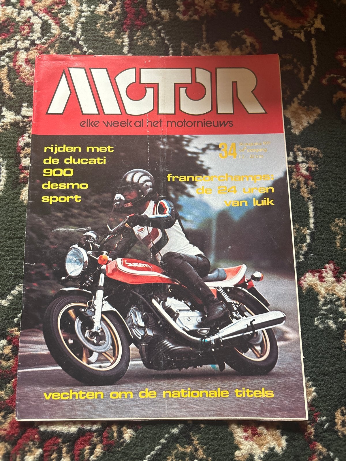 Motor Magazine - Ducati 900 Desmo Sport, Ophalen of Verzenden, Gelezen, Algemeen