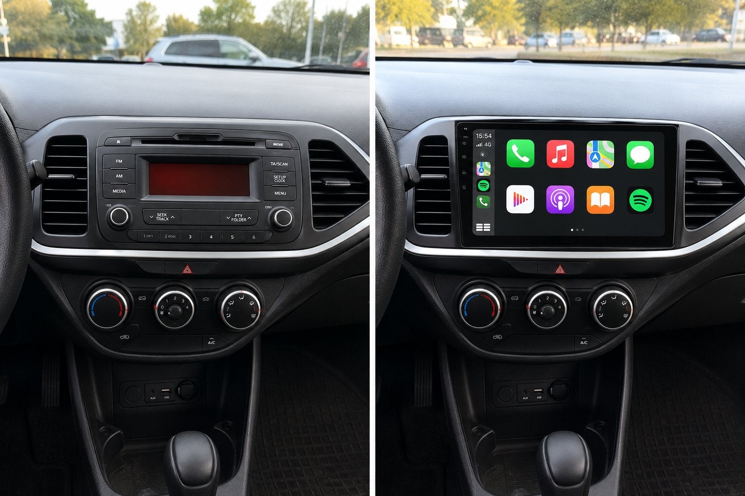 Kia Picanto CarPlay & Android Auto Inbouw, Auto diversen, Ophalen, Nieuw