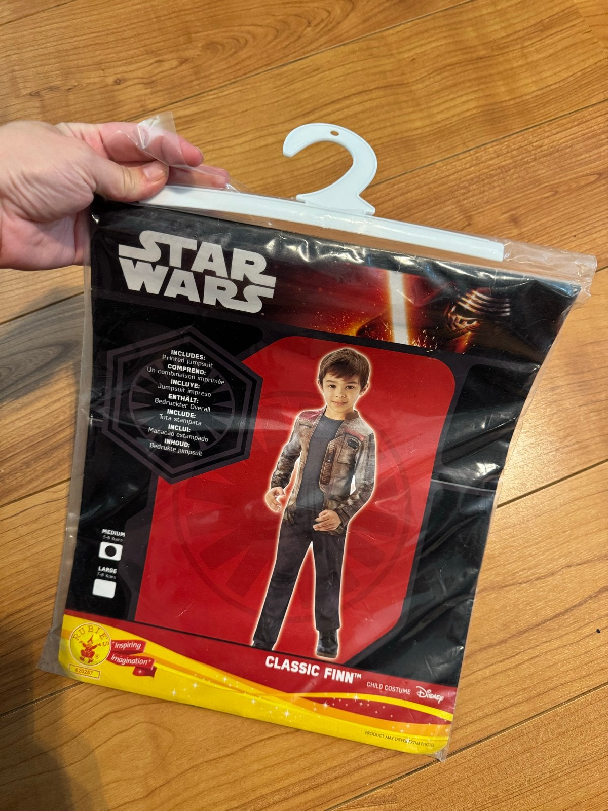 Nieuw Star Wars Finn verkleedpak - Maat 5-6 jaar, Ophalen of Verzenden, Nieuw, 110 t/m 116, Jongen