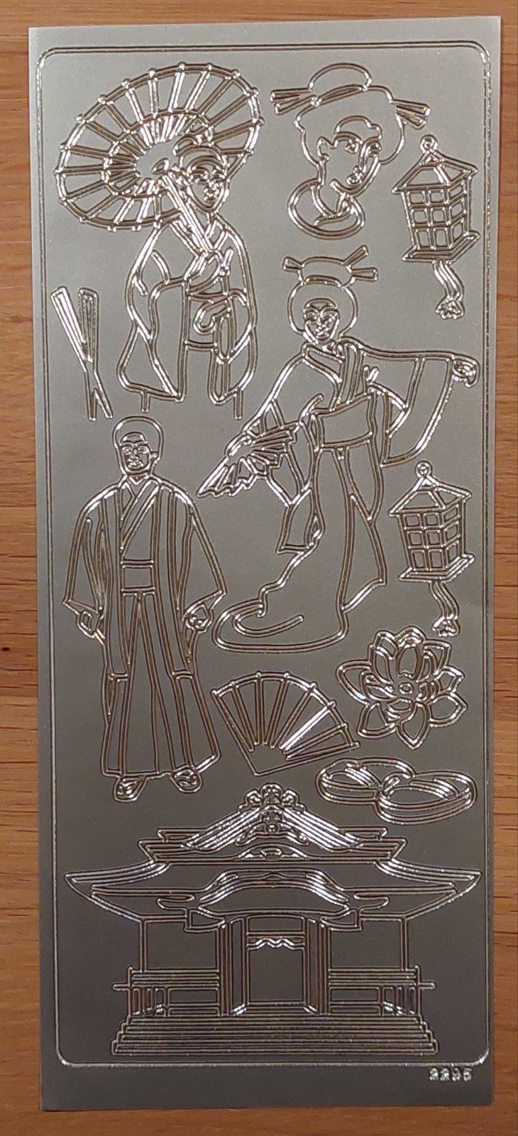 Sierstickers - Oosters (oriental) - zilver, Ophalen of Verzenden, Nieuw, Meerdere stickers