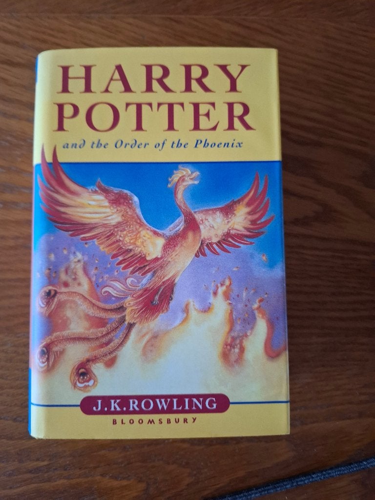 Harry Potter hardcover boek first edition, Ophalen of Verzenden, Zo goed als nieuw, Boek of Poster