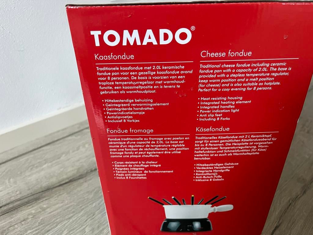 Nieuwe Tomado Kaasfonduepan voor 8 personen - 2L, Ophalen, Nieuw