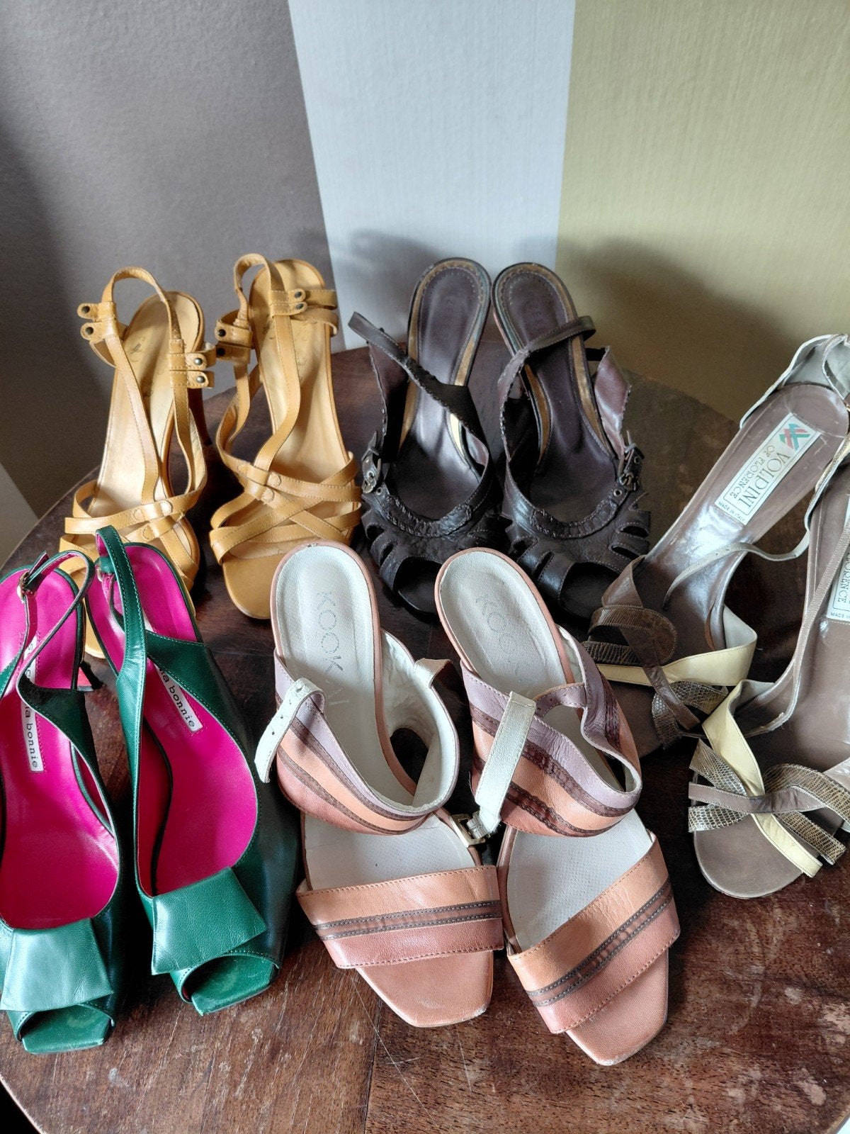 Uitverkoop van hoge hakken, Ophalen of Verzenden, Gedragen, Overige kleuren, Schoenen met hoge hakken