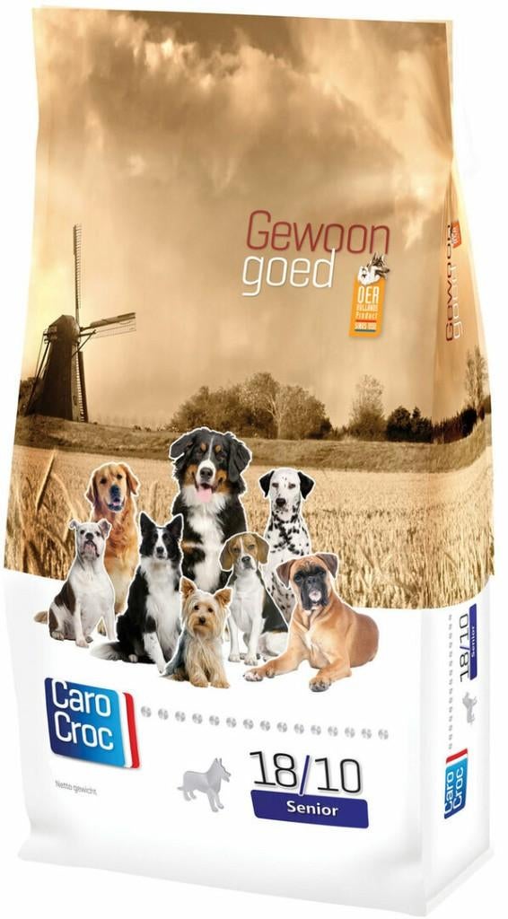 ACTIE Carocroc Senior 2x 12,5 kg €68,95, Dieren en Toebehoren, Dierenvoeding, Hond, Ophalen of Verzenden