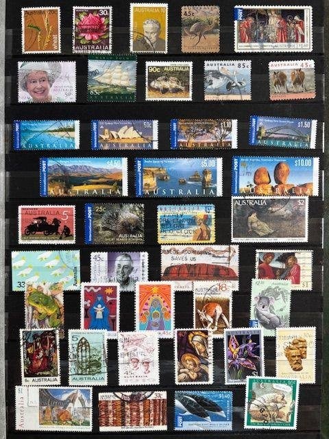 postzegels Australië, Ophalen of Verzenden, Gestempeld