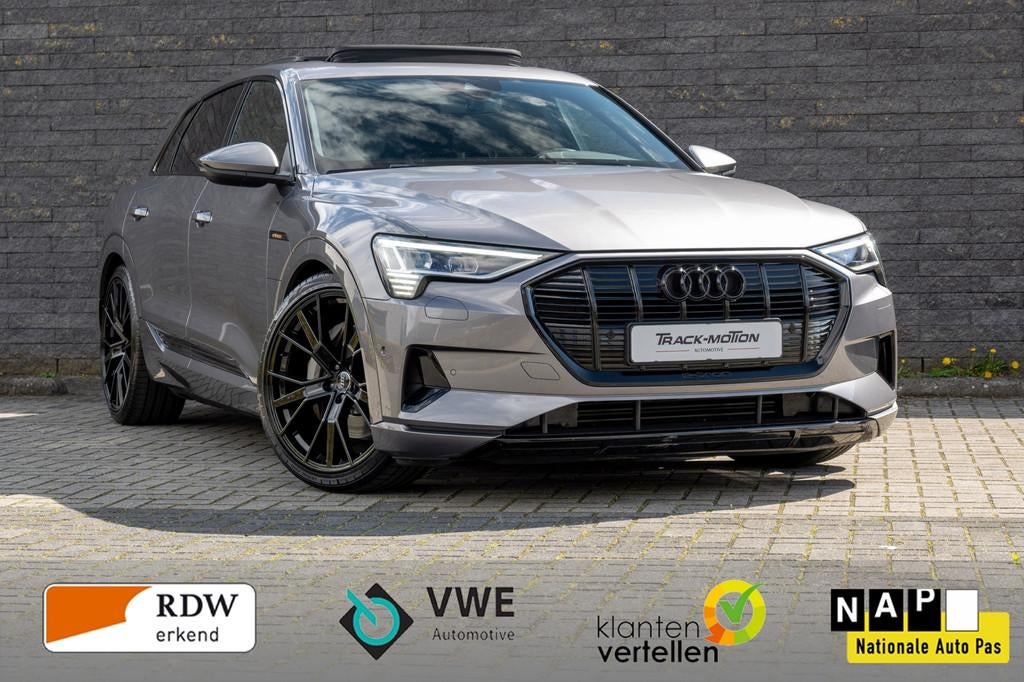 Audi E-tron E-tron 55 quattro s-line Panoramadak Grey & Blac, Auto's, Audi, Bedrijf, Te koop, e-tron, 4x4, ABS, Achteruitrijcamera