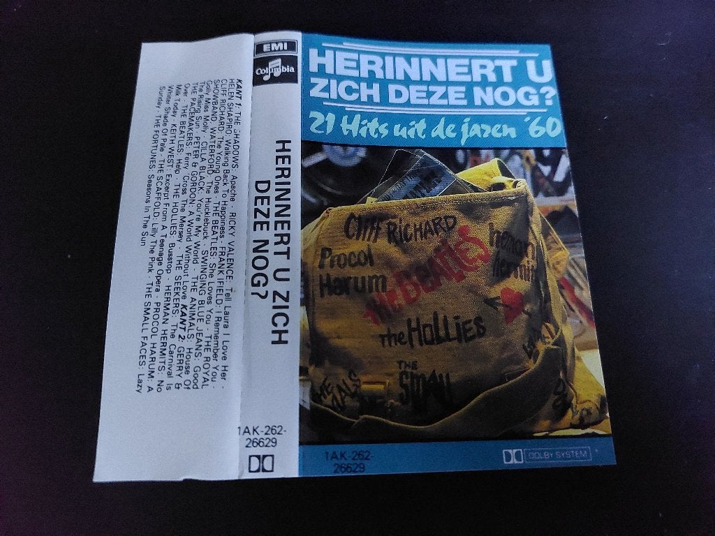 HERINNERT U ZICH DEZE NOG - 21 HITS UIT DE JAREN '60 (MC), Ophalen of Verzenden, Zo goed als nieuw, Origineel, Met bewaardoos, rek of koffer
