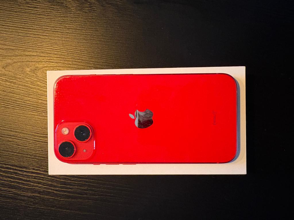 Iphone 14 128 GB Rood 77% batterijpercentage, Telecommunicatie, Mobiele telefoons | Apple iPhone, Ophalen, 77 %, 128 GB, Gebruikt