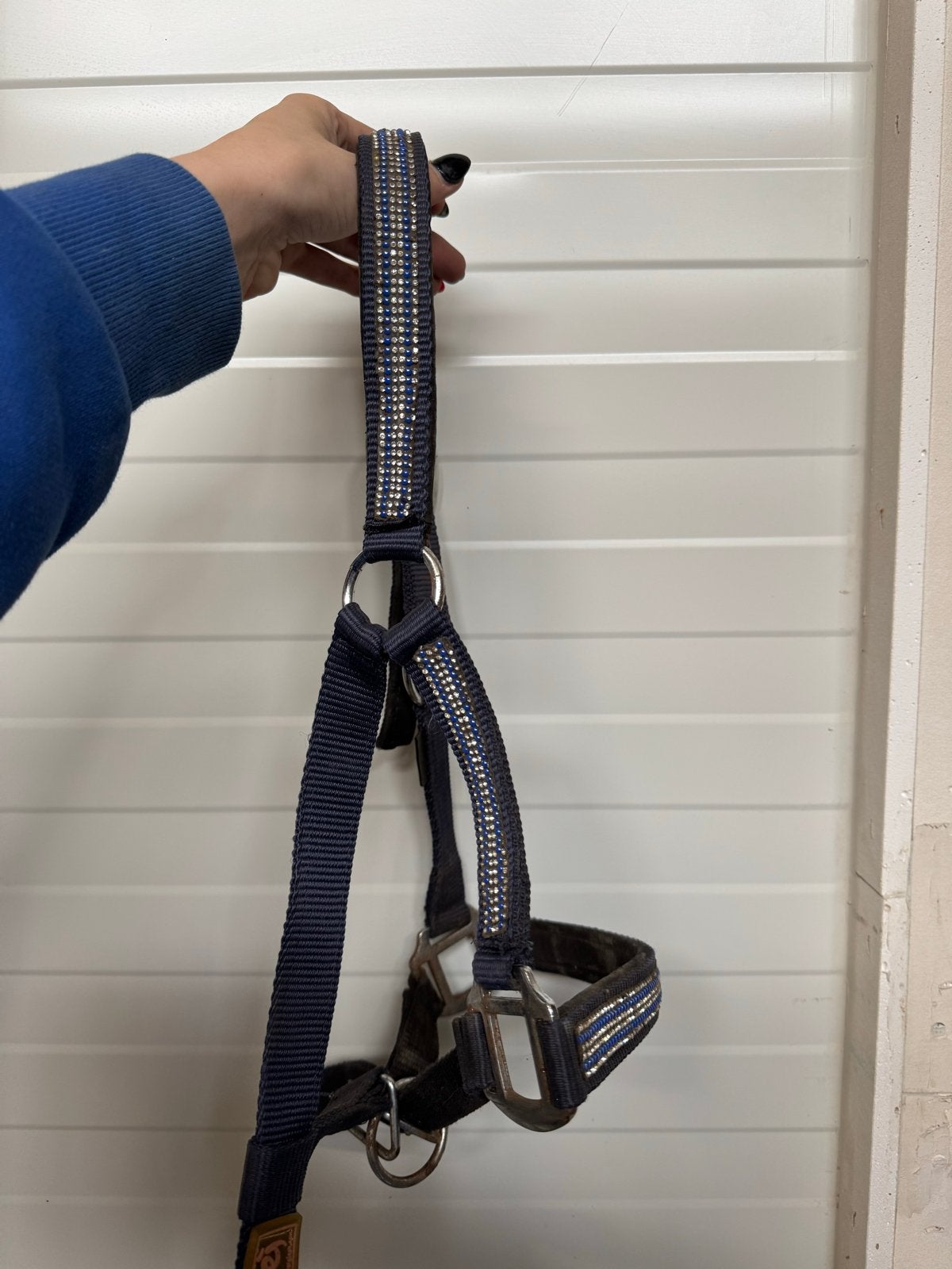 Halster blauw glitter pony, Ophalen of Verzenden, Zo goed als nieuw