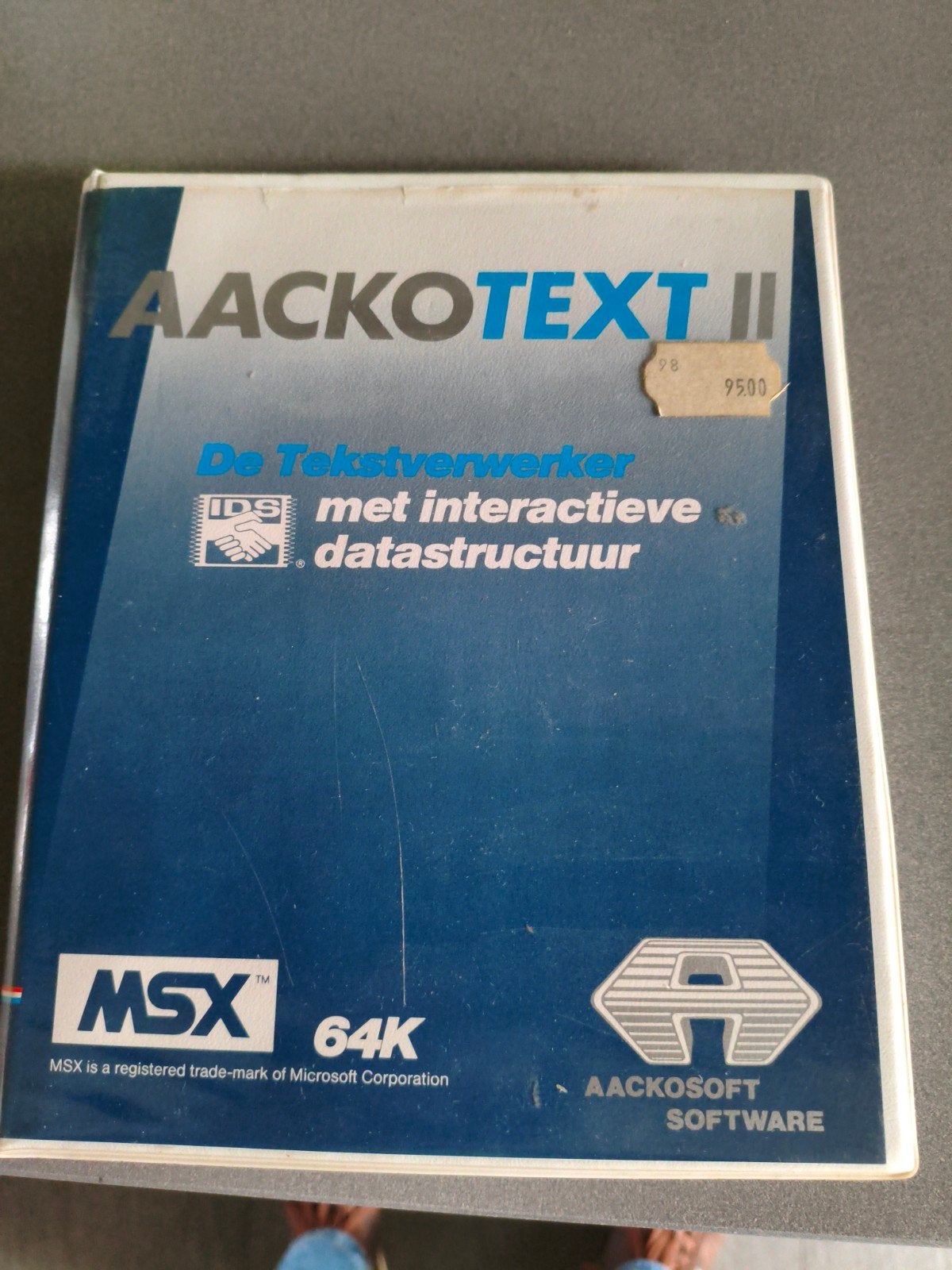 vintage tekstverwerker MSX aackotext II., Computers en Software, Ophalen of Verzenden