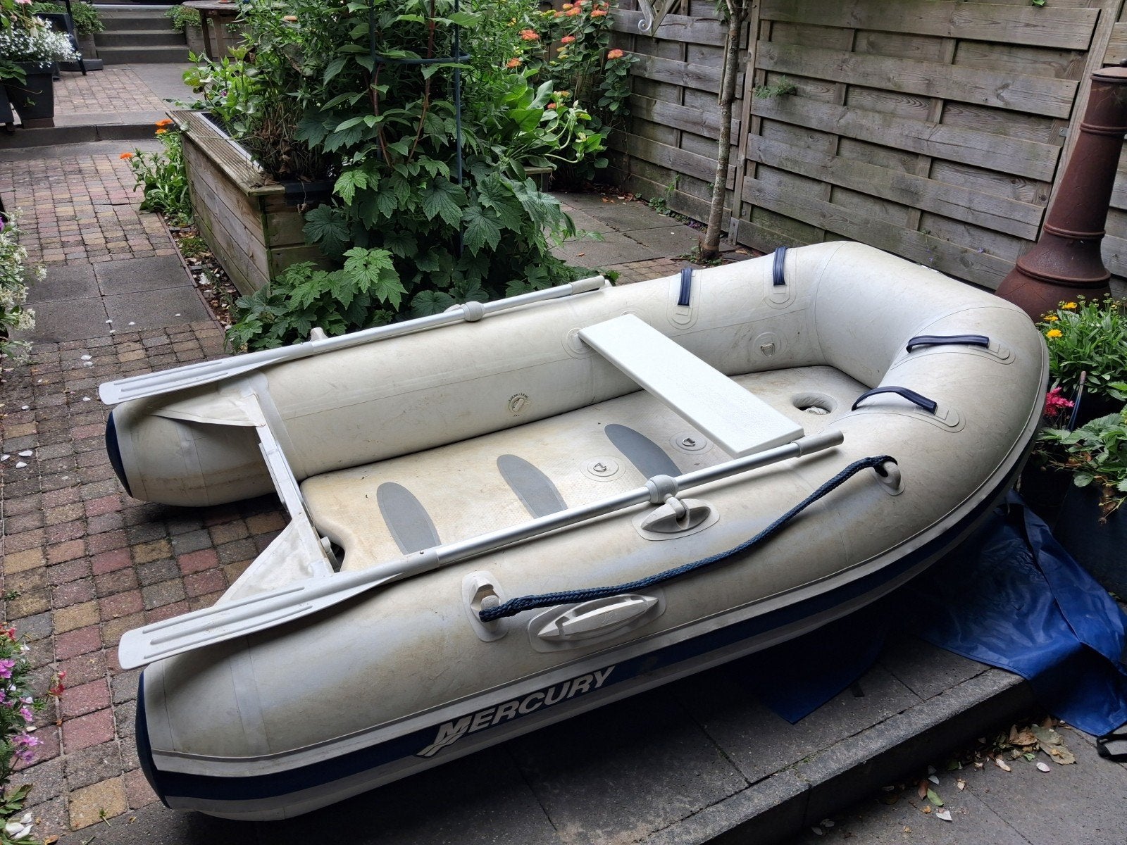 Mercury rubberboot 2,70m., Ophalen, Gebruikt, Overige typen, Zeilboot of Motorboot