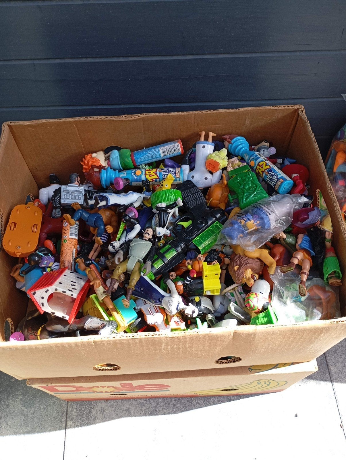 bananendoos happy meal en fastfood speeltjes, Ophalen of Verzenden, Gebruikt