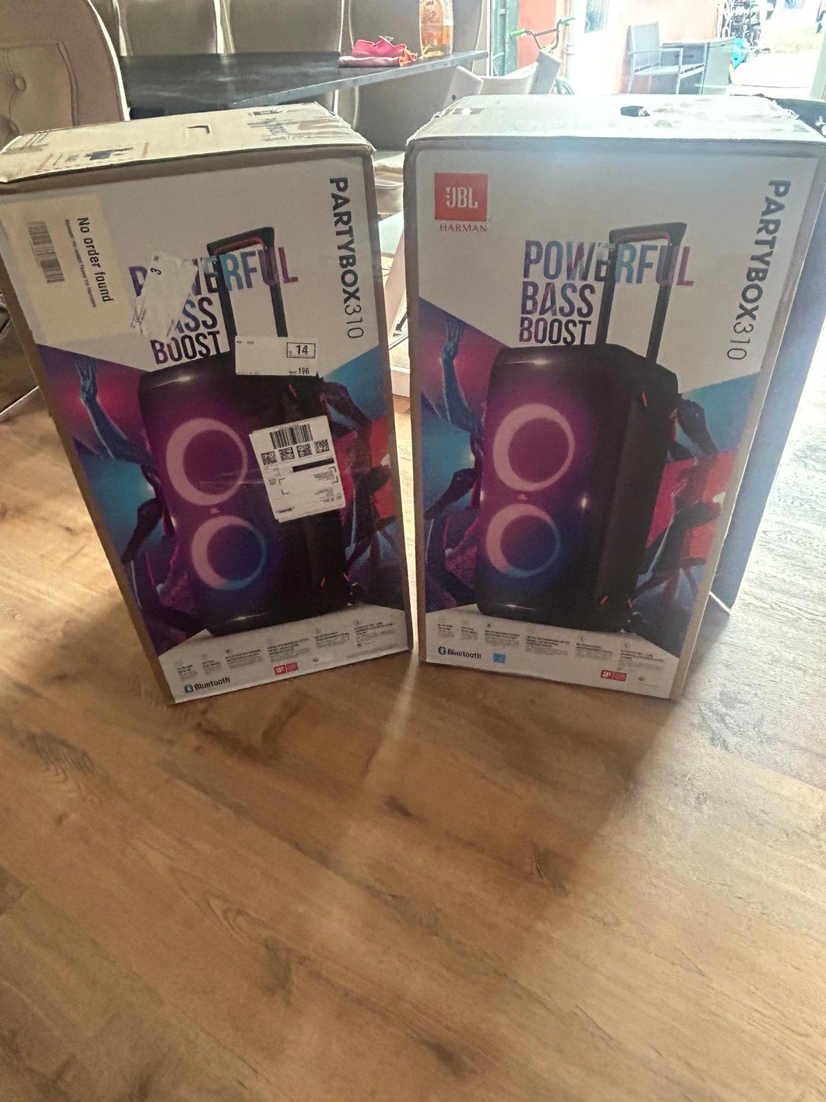 2x JBL 310 party box in de doos, Audio, Tv en Foto, Luidsprekers, Ophalen of Verzenden, Zo goed als nieuw, Subwoofer, JBL