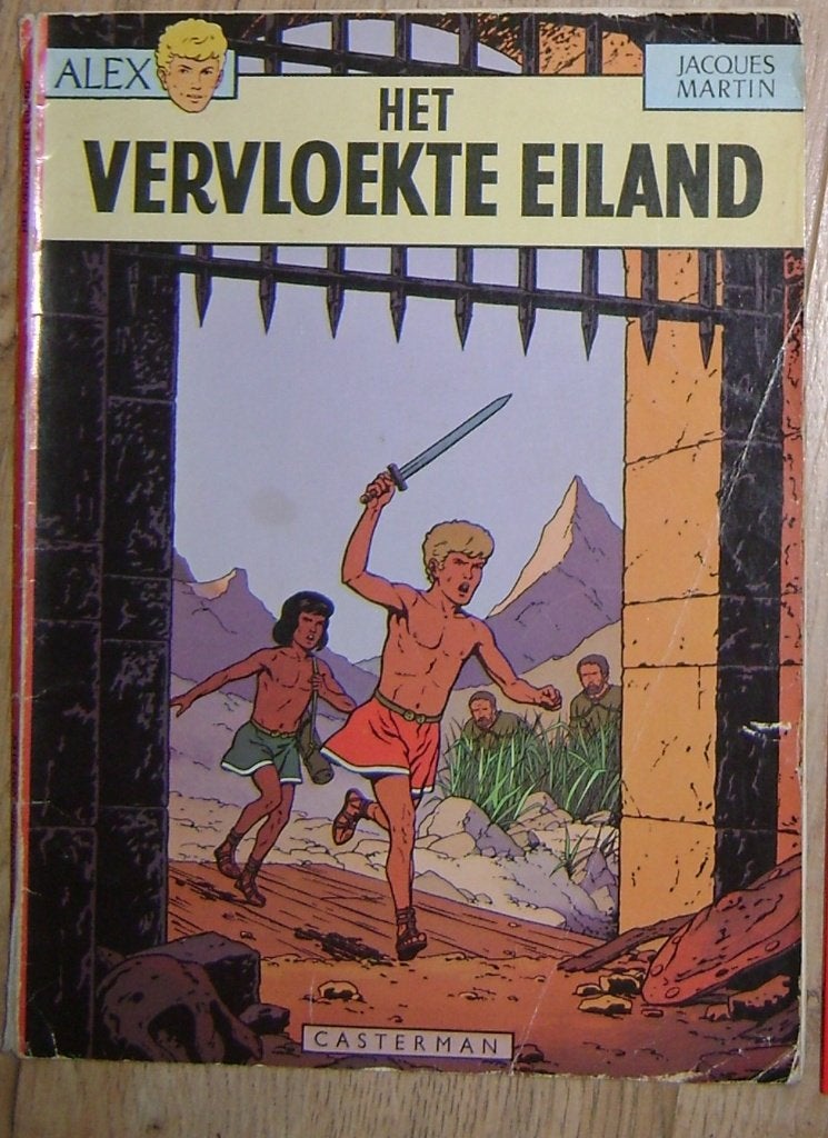 Alex - Het Vervloekte Eiland (Jacques Martin), Eén stripboek, Ophalen of Verzenden, Gelezen