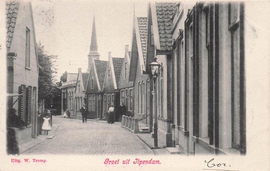 702-373-003 Groet Uit Ilpendam, Verzenden, Voor 1920, Noord-Holland
