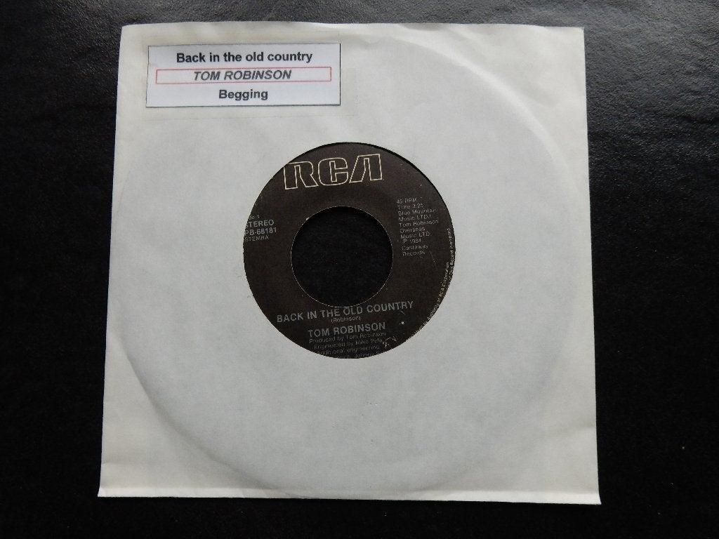 Tom Robinson - Back in old country, Ophalen of Verzenden, Zo goed als nieuw, Country en Western