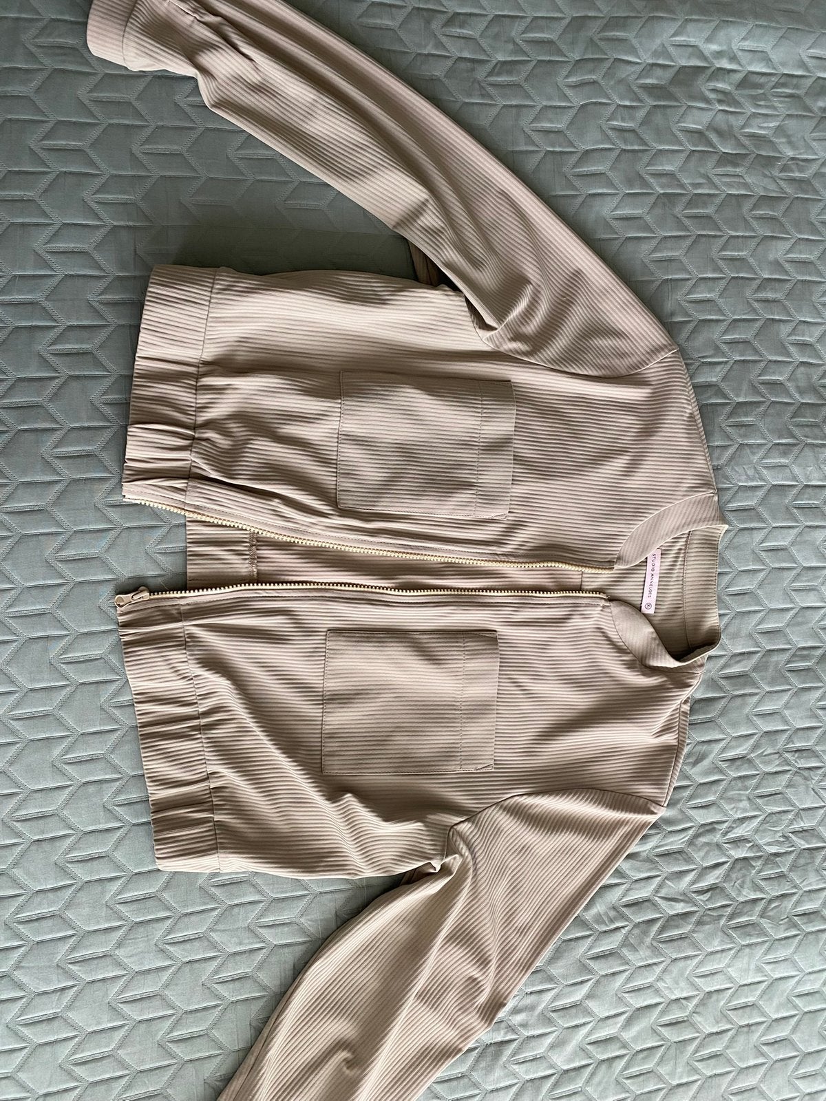 Zgan studio Anneloes jasje xl, Beige, Maat 42/44 (L), Ophalen of Verzenden, Zo goed als nieuw