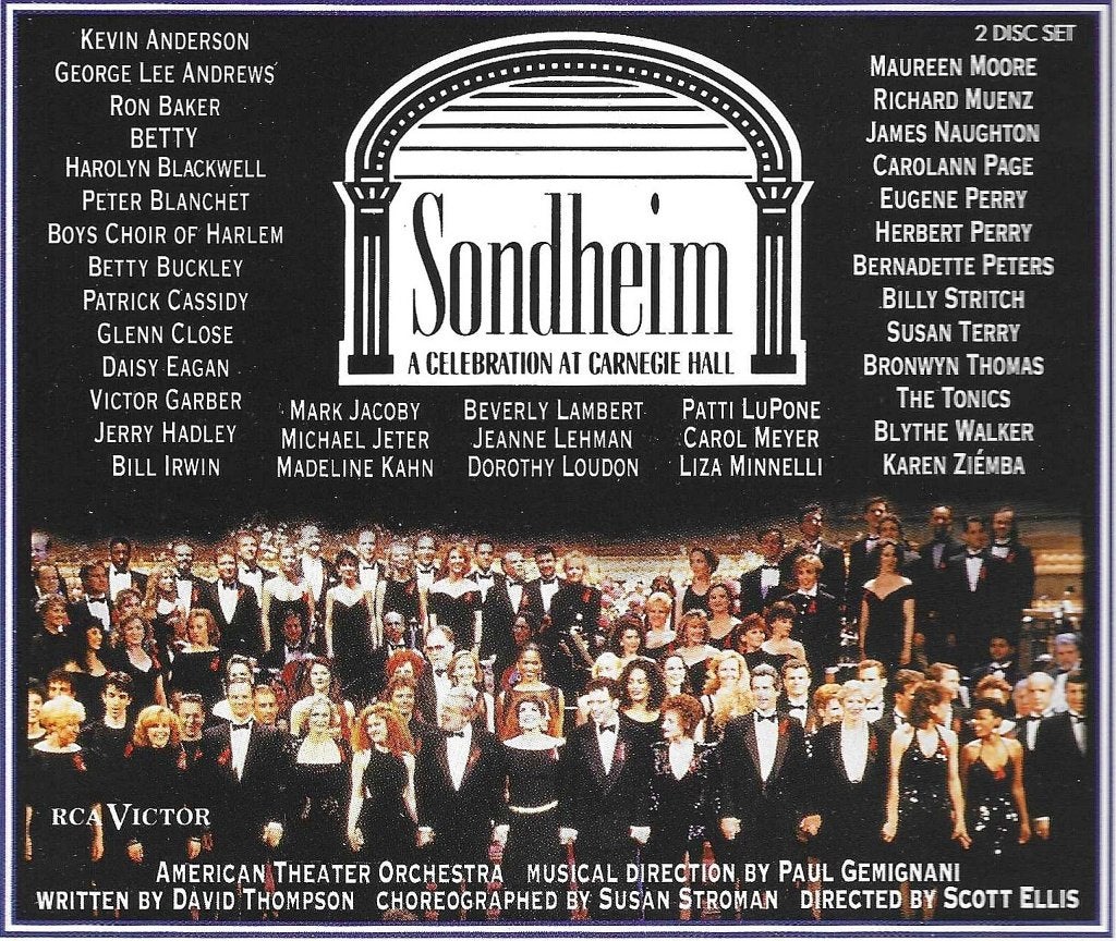 Sondheim ‎– A Celebration At Carnegie Hall=2cdBOX= 7,99, Ophalen of Verzenden, Zo goed als nieuw