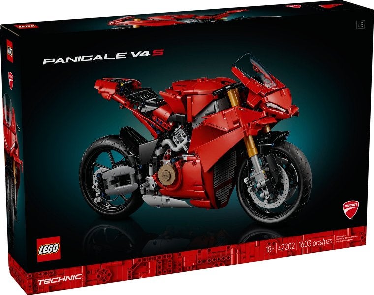 Lego Technic set 42202 Ducati Panigale V4 S Motorcycle, Kinderen en Baby's, Speelgoed | Duplo en Lego, Lego, Nieuw, Ophalen of Verzenden