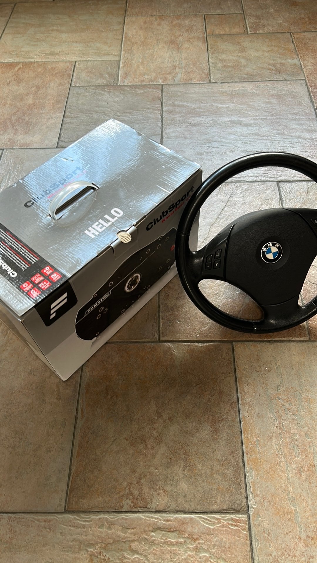 Fanatec ClubSport V2.5 + BMW E90 Stuur (incl. SRM Emulator), Computers en Software, Ophalen of Verzenden, Gebruikt