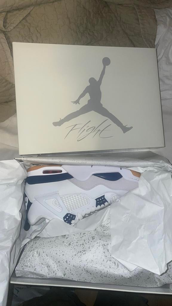 Nike Air Jordan 4 SB Navy - Maat 42,5 EU, Ophalen, Nieuw, Blauw, Sneakers of Gympen