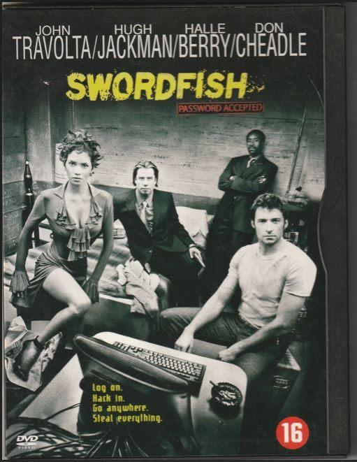 Swordfish - John Travolta Halle Berry Hugh Jackman - DVD, Vanaf 16 jaar, Ophalen of Verzenden, Zo goed als nieuw