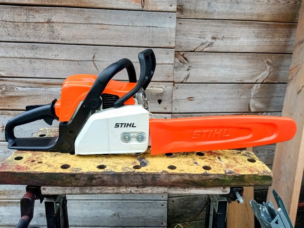 Stihl MS 170 Kettingzaag (Bj. 2021) | Topstaat | Startklaar!, Doe-het-zelf en Verbouw, Stihl, 70 mm of meer, Kettingzaag, Ophalen of Verzenden