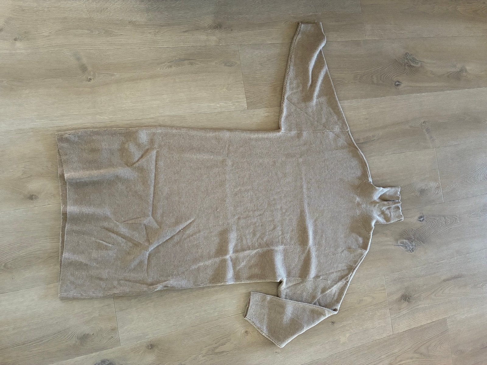 MSCH Copenhagen Jurk Trui - Maat XS/S, Beige, Ophalen of Verzenden, Zo goed als nieuw, Knielengte