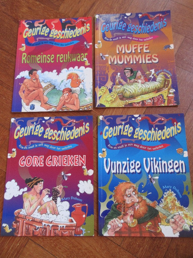 4 x Geurige geschiedenis, Boeken, Ophalen of Verzenden, Gelezen, Fictie algemeen