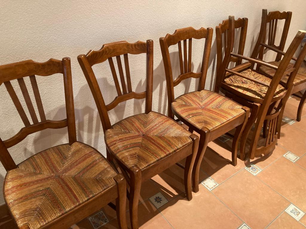 Franse stoelen, Huis en Inrichting, Stoelen, Ophalen, Zo goed als nieuw, Frans, Vijf, Zes of meer stoelen
