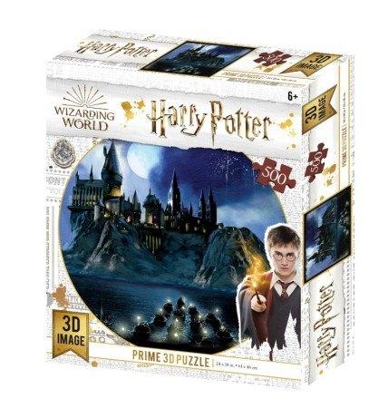 3D Image Puzzel: Harry Potter: Kasteel Hogwarts 500 stukjes, Ophalen of Verzenden, 500 t/m 1500 stukjes, Nieuw, Legpuzzel