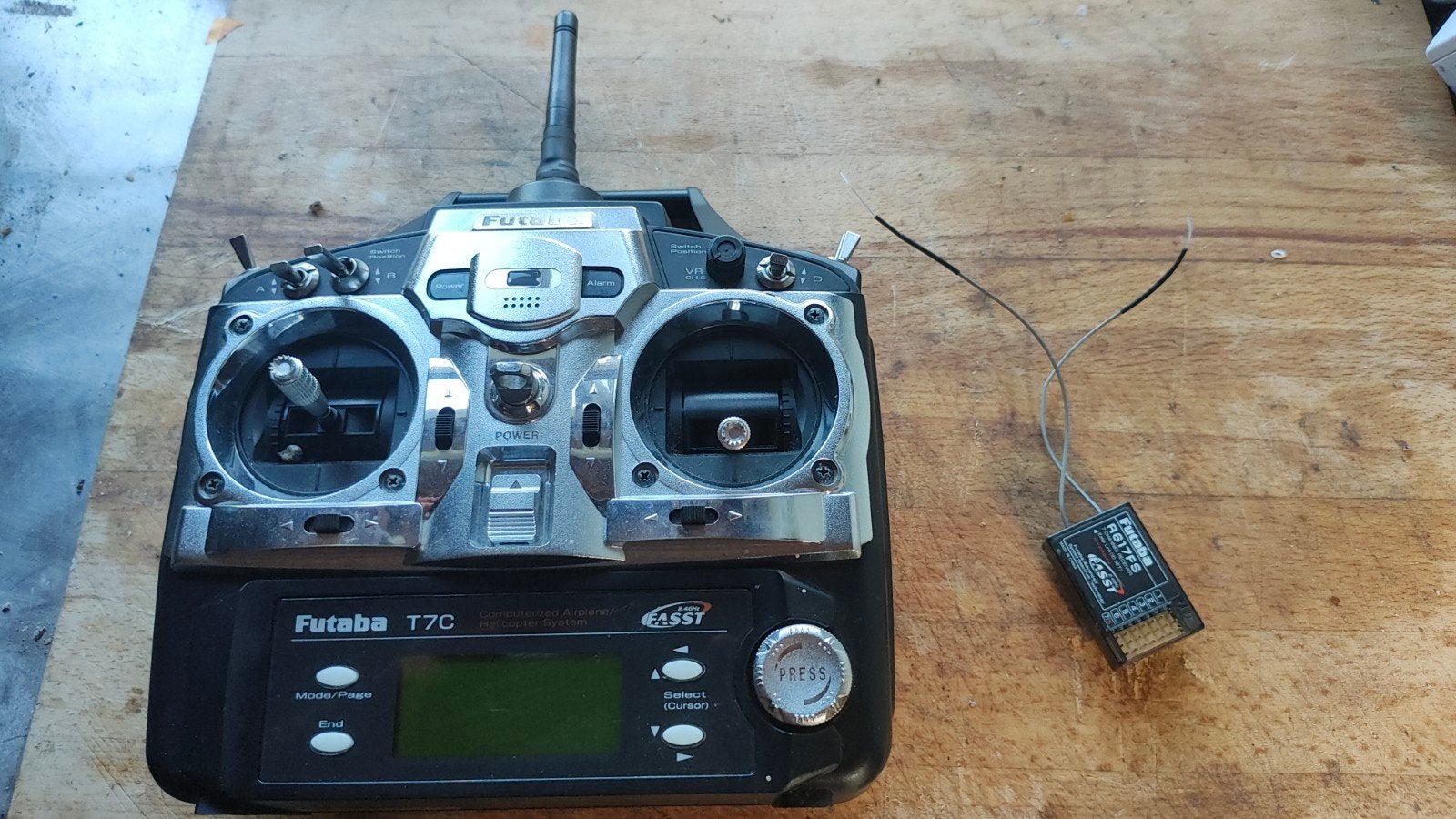 Futaba 7TC FASST zender met 7-kanaals ontvanger, Ophalen of Verzenden